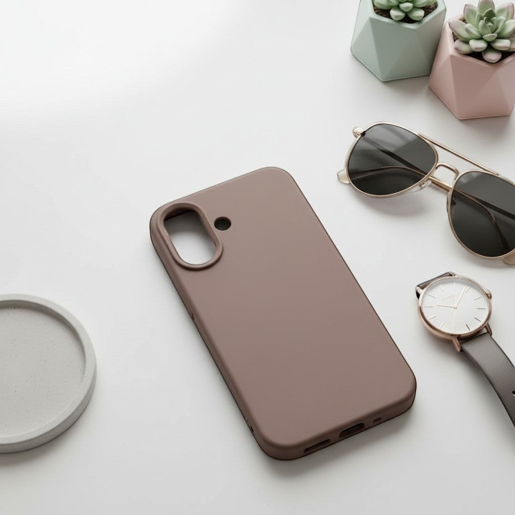 Modern Matte Silicone Case for iPhone & Samsung - Forest Green