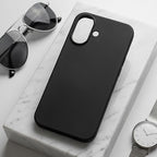 digitaley.co black slim protective phone case with precise cutouts and raised edges.
