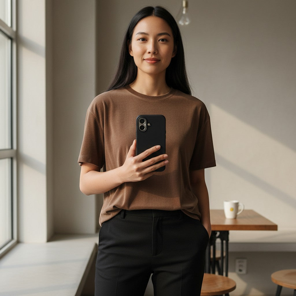 digitaley.co black slim protective phone case with precise cutouts and raised edges for screen protection.
