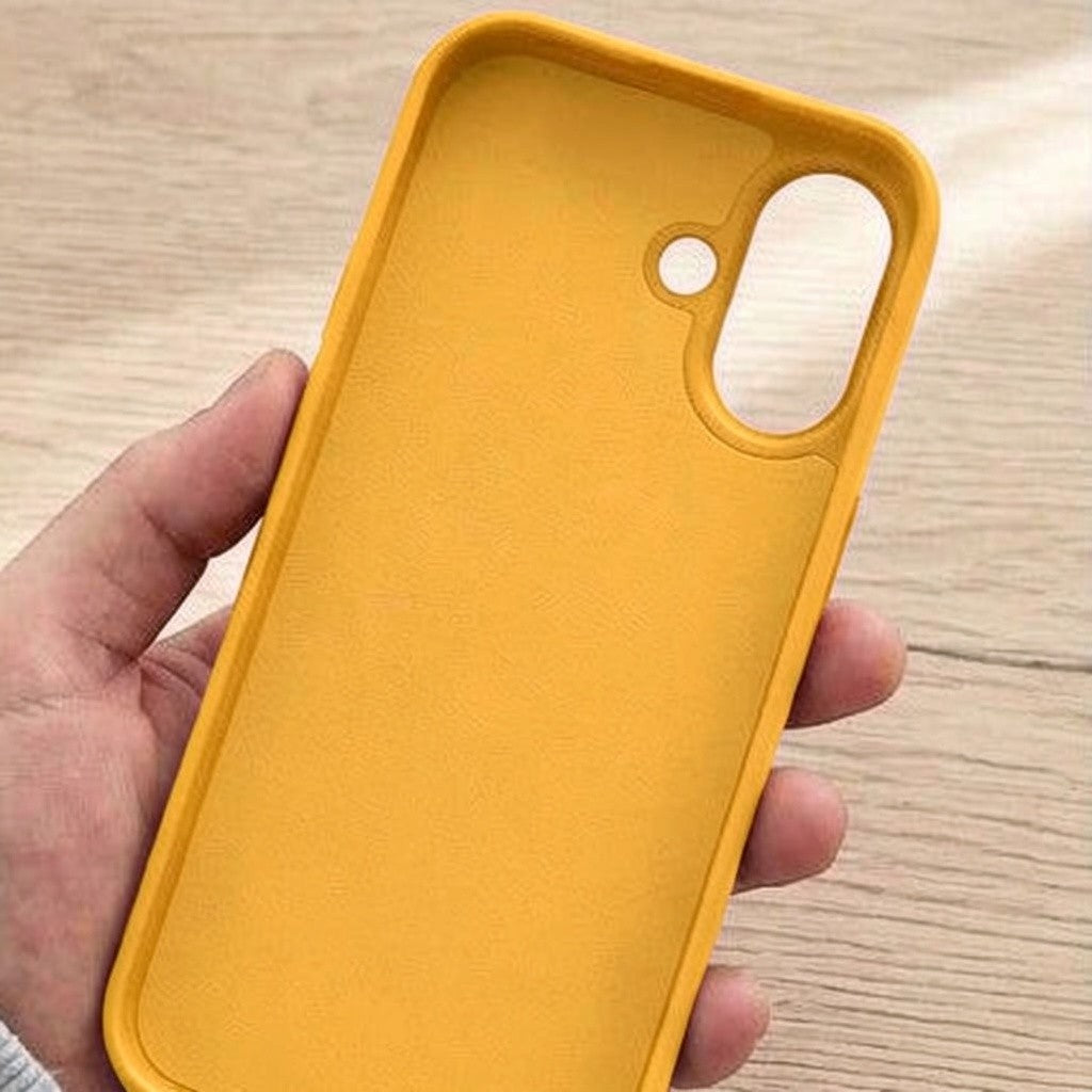 digitaley.co Fuchsia silicone phone case with velvet interior and camera protection.