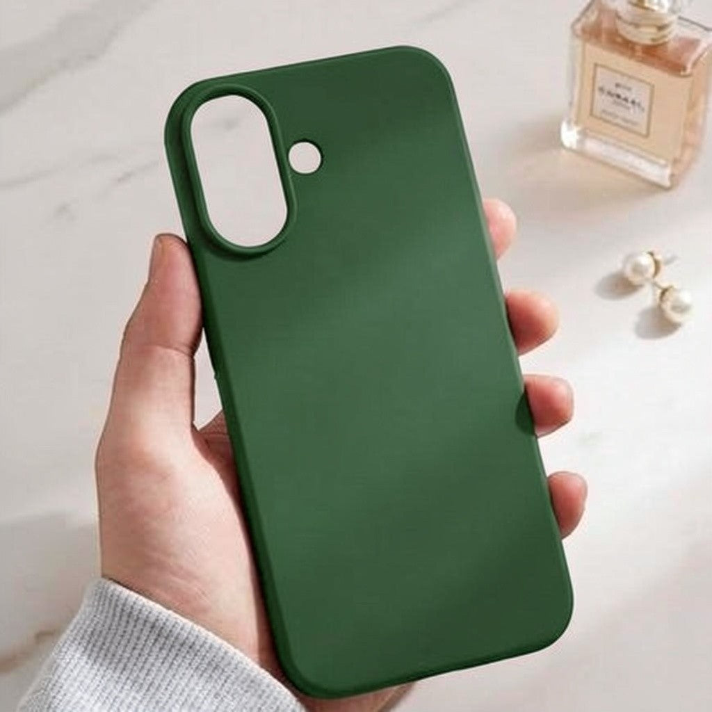 digitaley.co Fuchsia premium liquid silicone phone case with velvet interior and camera protection.