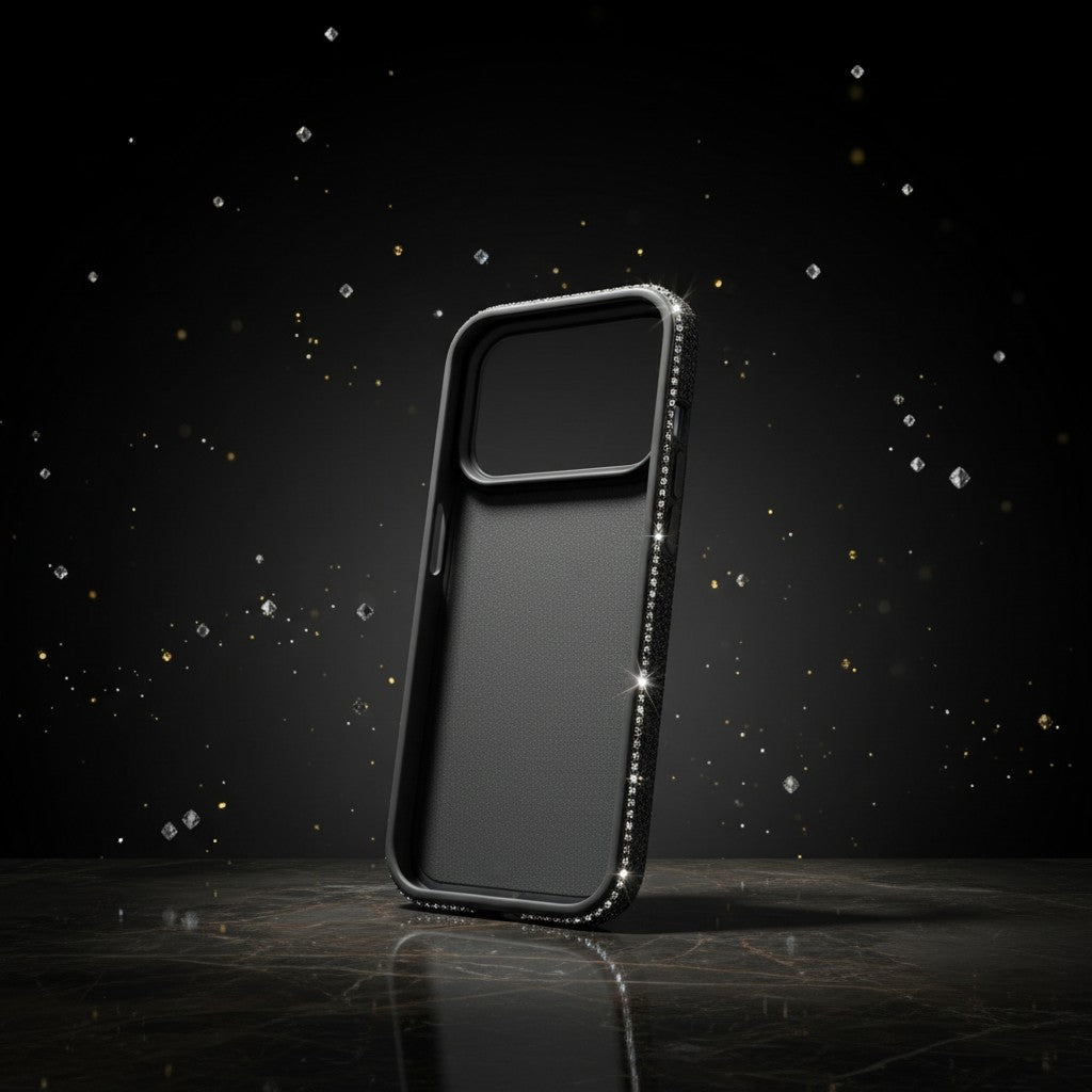 digitaley.co grey iPhone case with precise cutouts and protective lining.