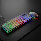 digitaley.co RGB gaming keyboard with rainbow backlighting and wired connection. Features customizable colors for an immersive setup.