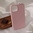 digitaley.co pink phone case with 3D miniature Turkish coffee cup and chocolate charm