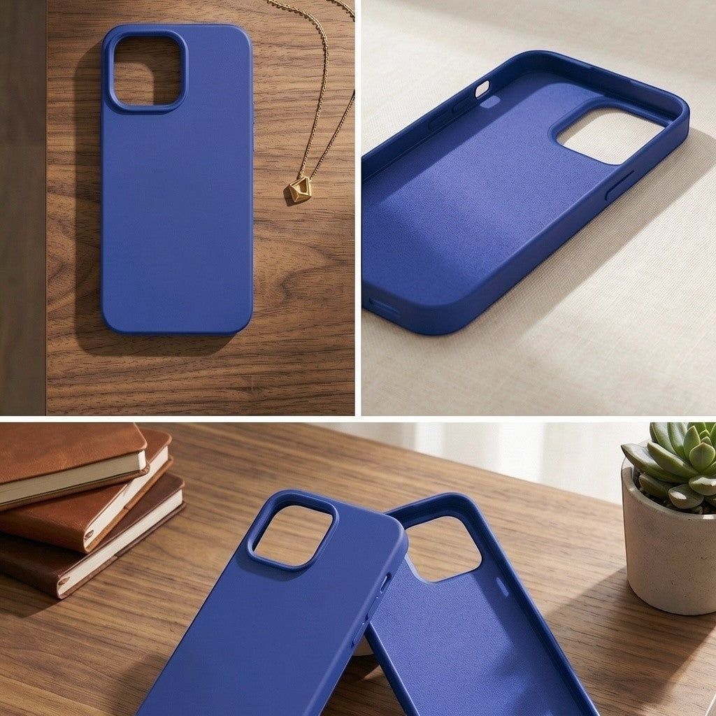 Premium Matte Silicone Case for iPhone | Minimalist Soft-Touch Protective Cover