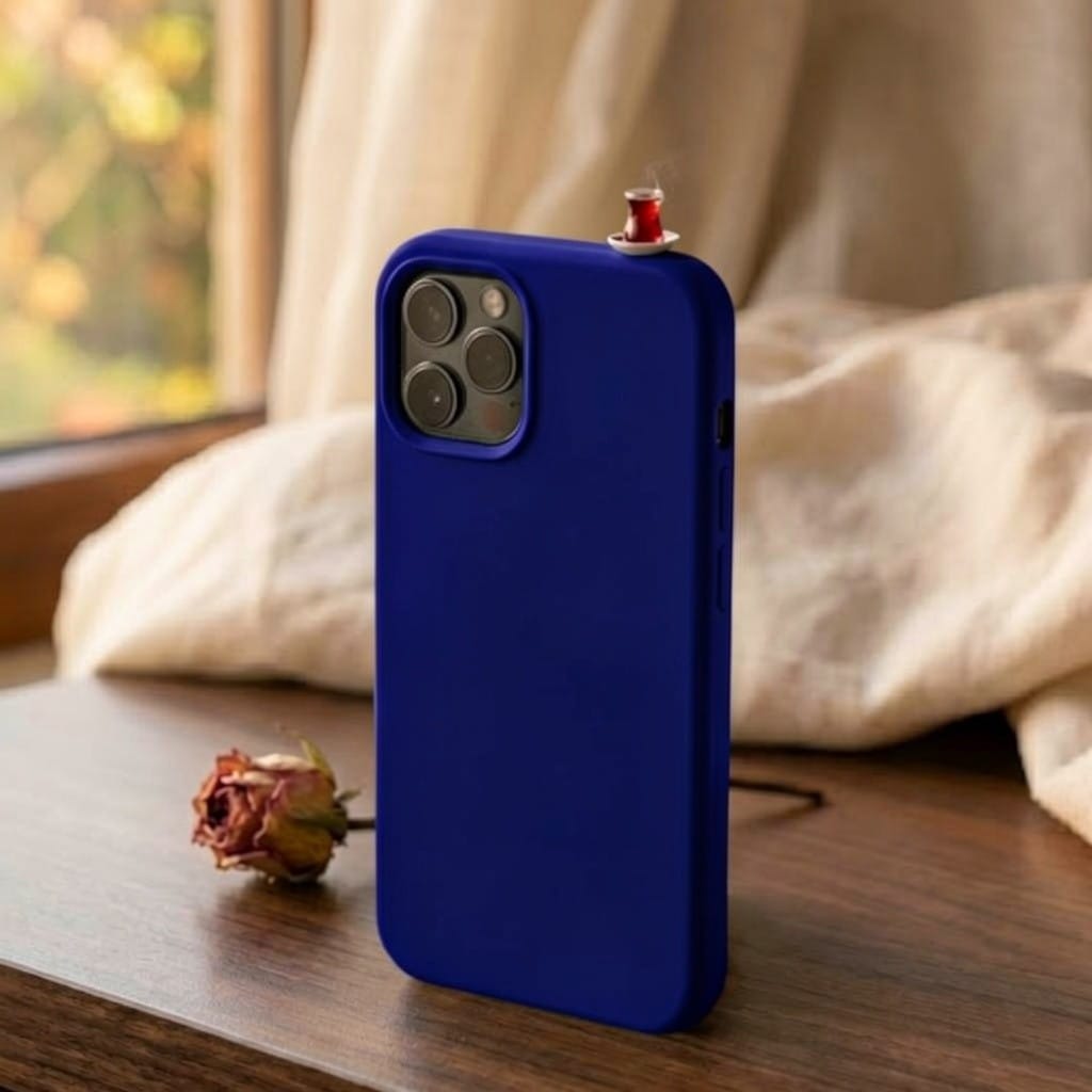 3D Miniature Turkish Tea Silicone Case – Aesthetic "Tea-Spirit" Edition for iPhone